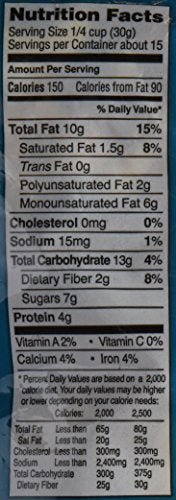 Close-up of Trader Joe's Trek Mix ingredients highlighting nuts and dried fruits for flavor balance