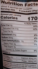 TraderB Trail Mix Crackers seeds and cashews; crispy texture for on the go.