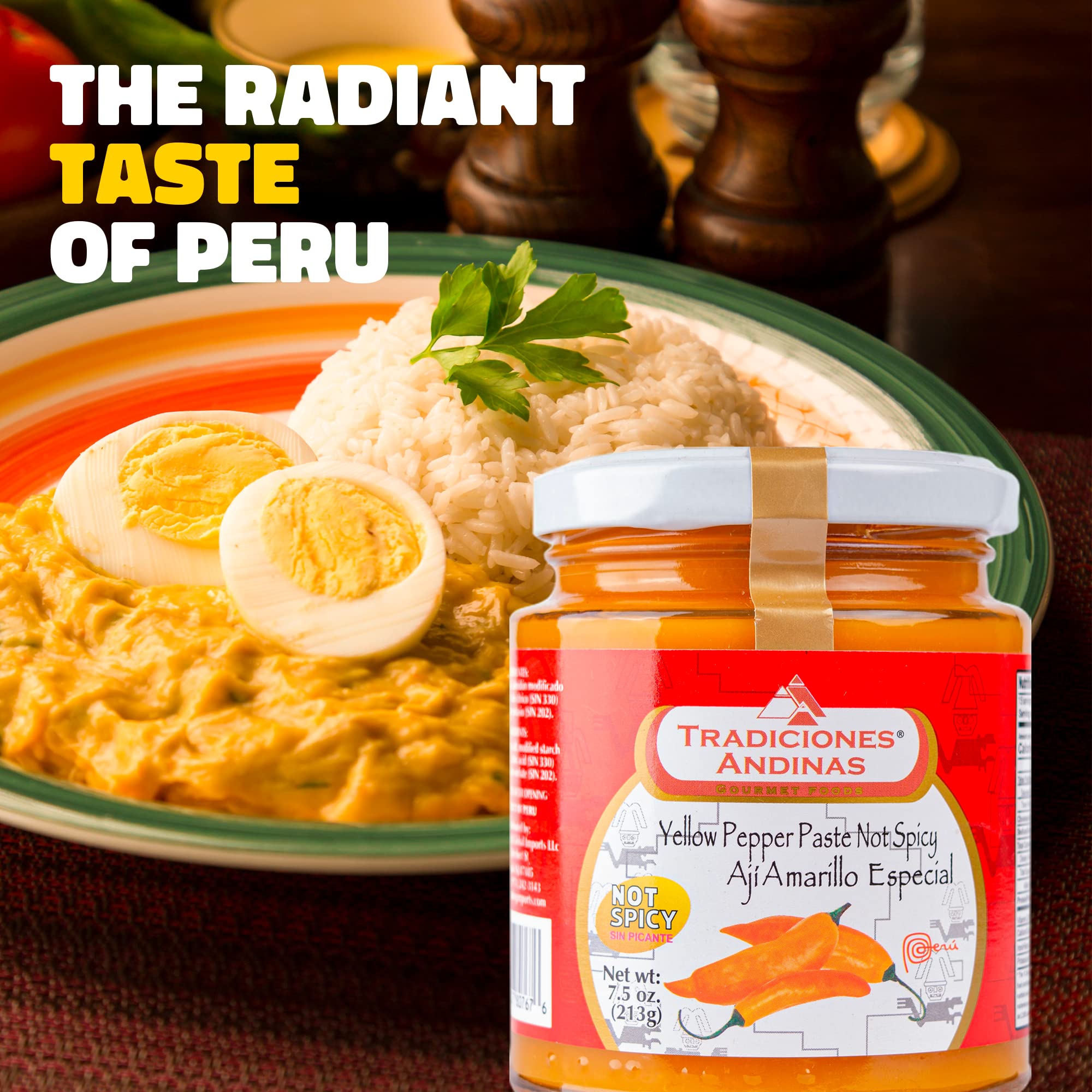 Tradiciones Andinas Aji Amarillo paste adds color and aroma to stir-fries.