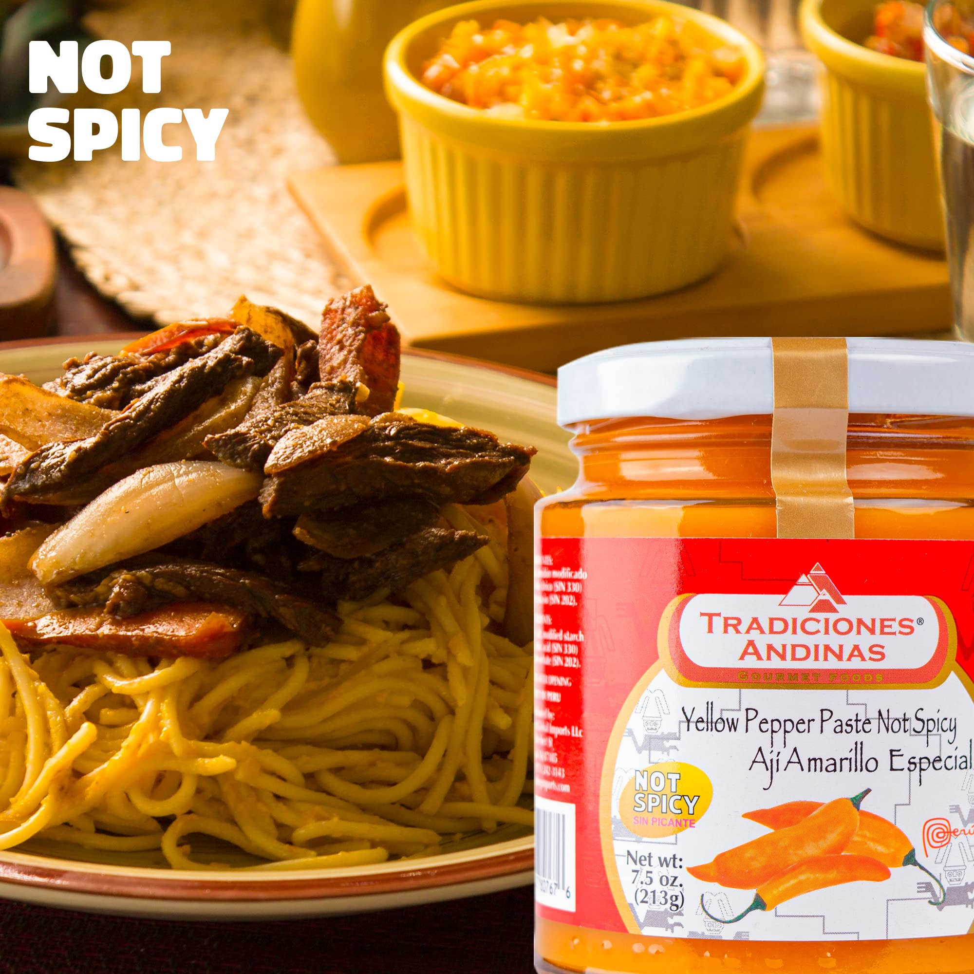 Tradiciones Andinas Aji Amarillo paste is gluten-free and vegan-friendly.