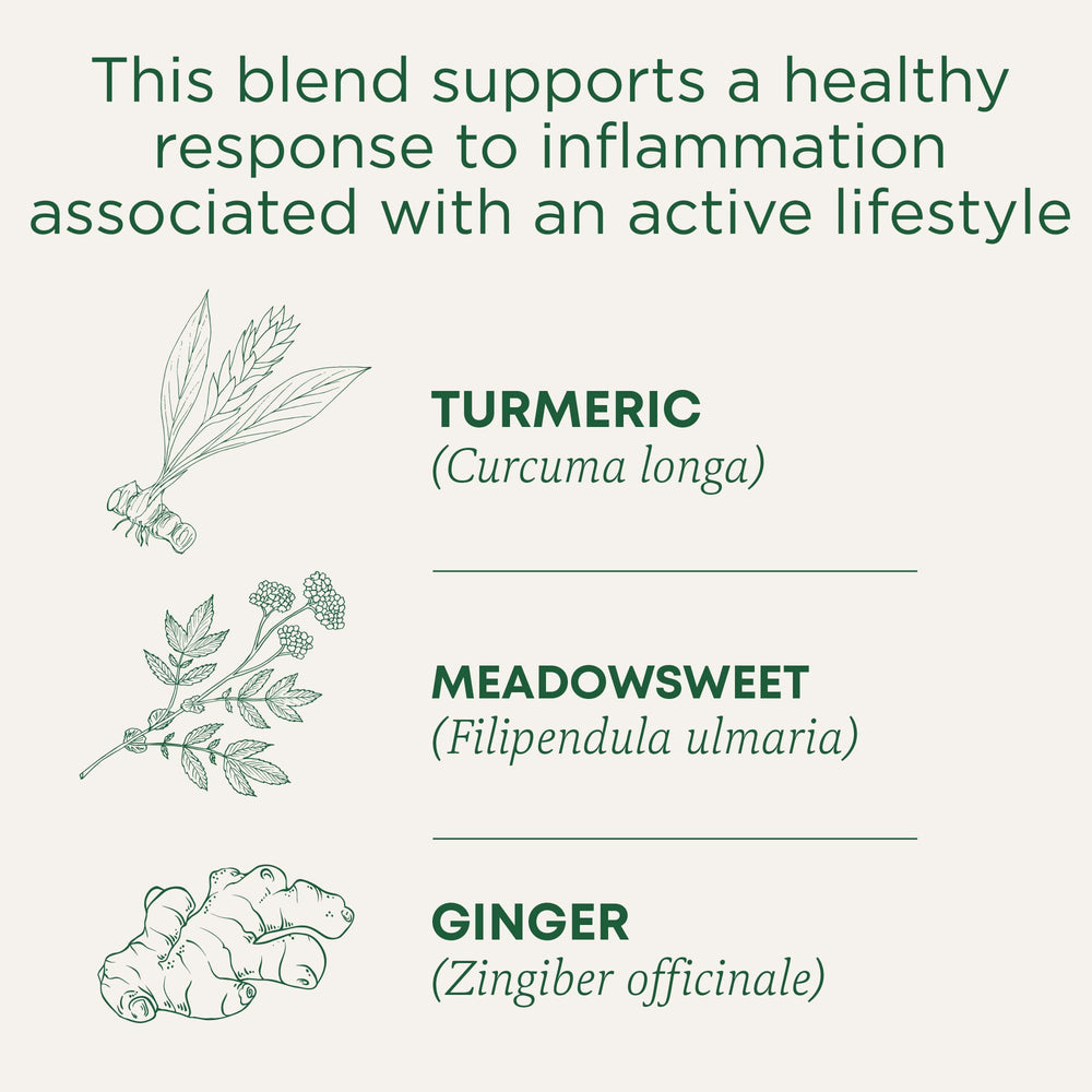 Traditional Medicinals compostable tea bags and packaging shown