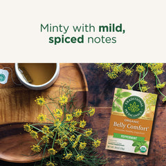 Traditional Medicinals Belly Comfort Peppermint blend with Darjeeling green tea and peppermint