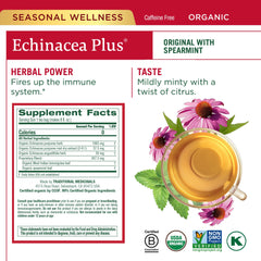 Traditional Medicinals Echinacea Plus tea bags support everyday wellness rituals