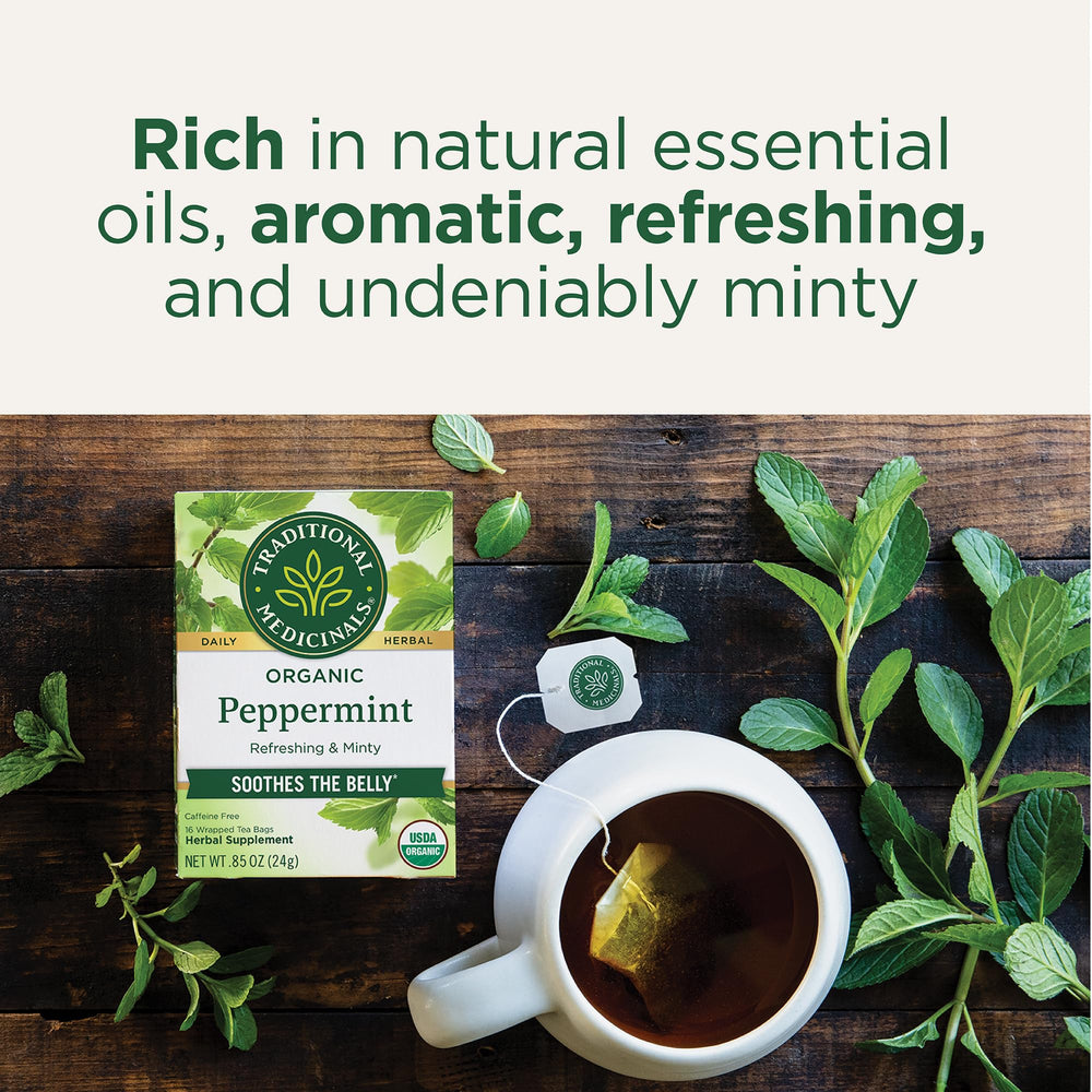 Traditional Medicinals organic certifications reassure quality and sustainable farming practices.