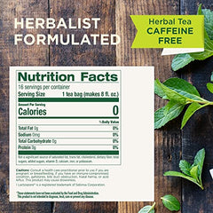 Traditional Medicinals Peppermint Delight Tea bags closeup, minty aroma for soothing moments