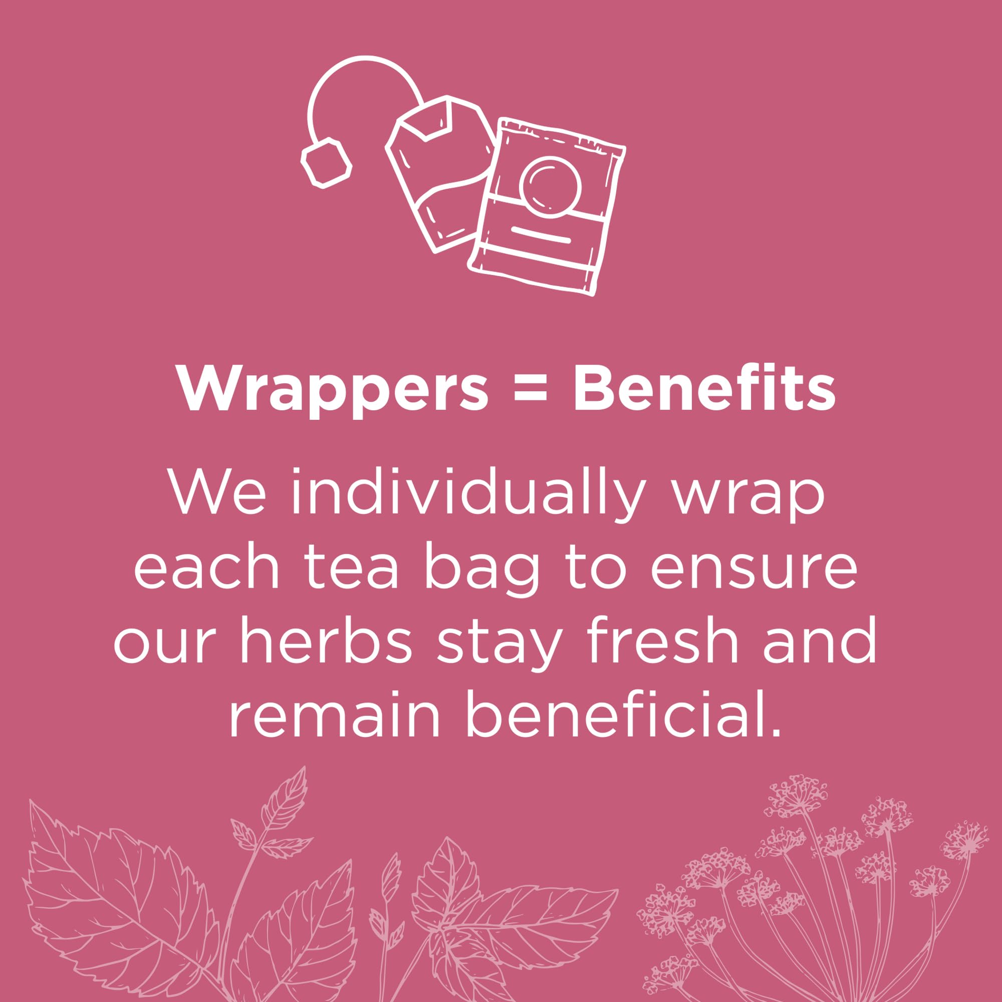Traditional Medicinals raspberry leaf tea box front with organic logo.