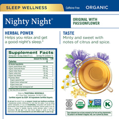 Display of Traditional Medicinals sleep-relaxation cartons for easy gifting and selection.