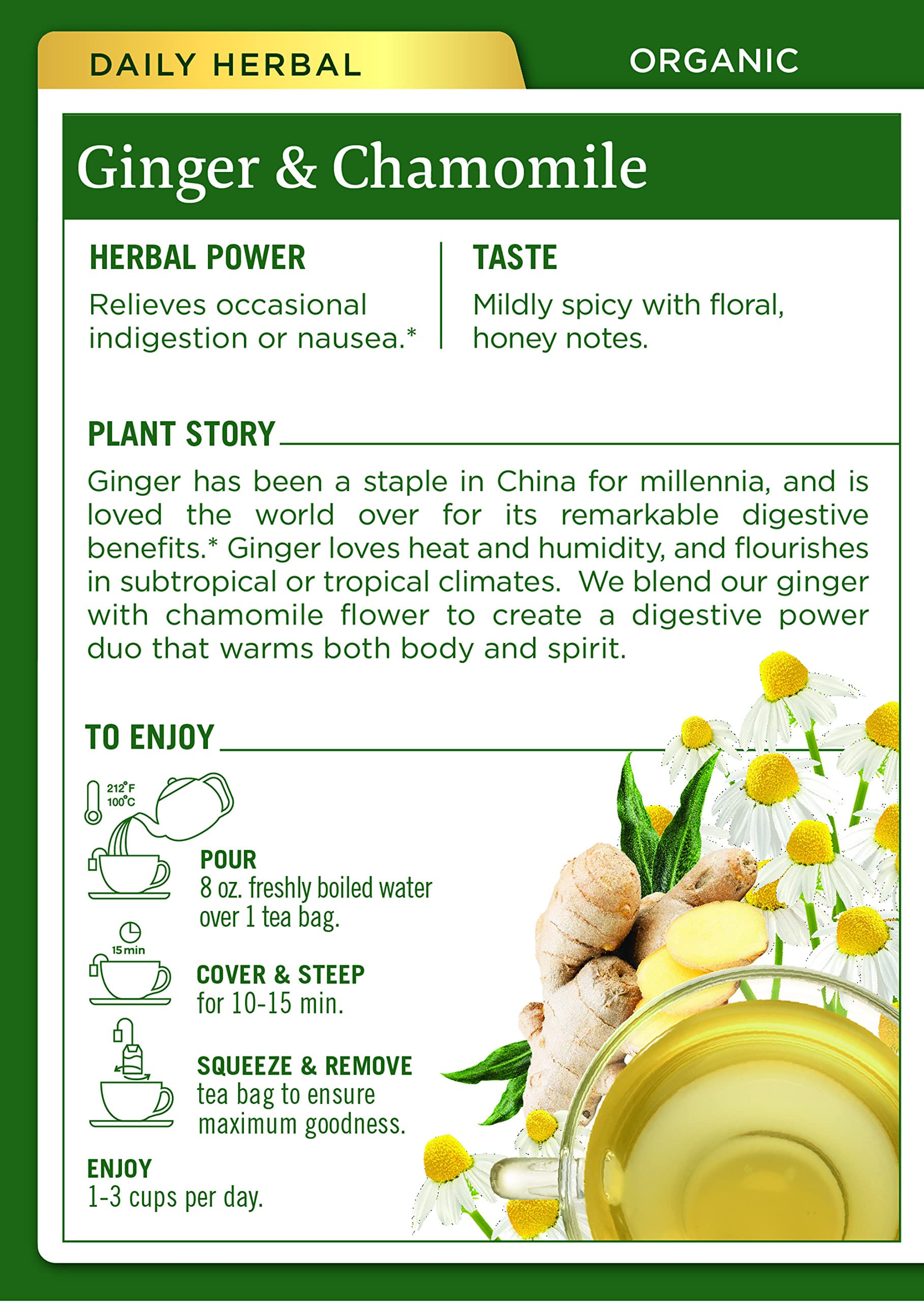 Steaming cup of Traditional Medicinals tea with a comforting aroma.
