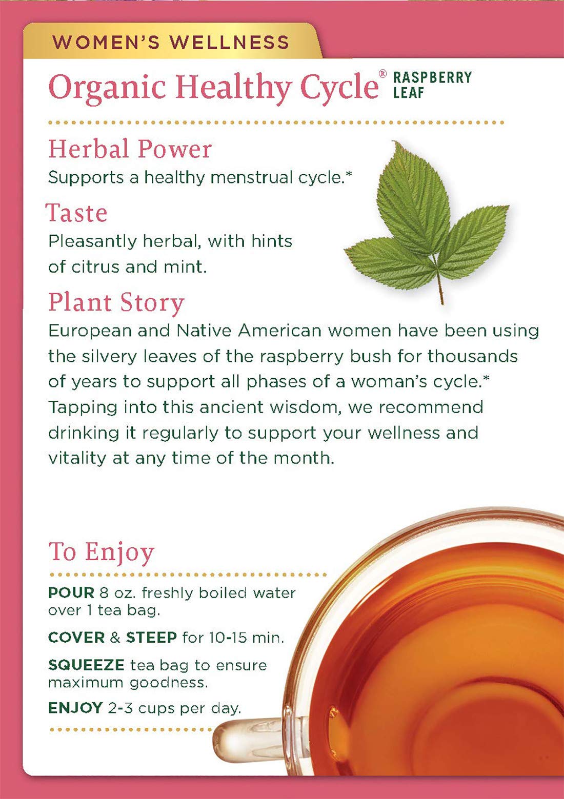 Traditional Medicinals steeping-tea-cup captures a cozy ritual and relaxation.