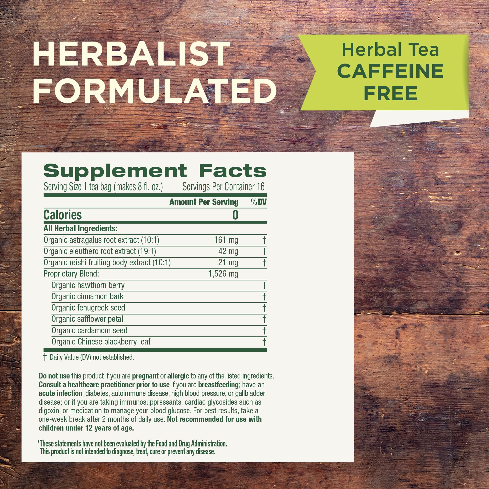 Traditional Medicinals Stress Ease with reishi mushrooms and spices invites a comforting aroma.