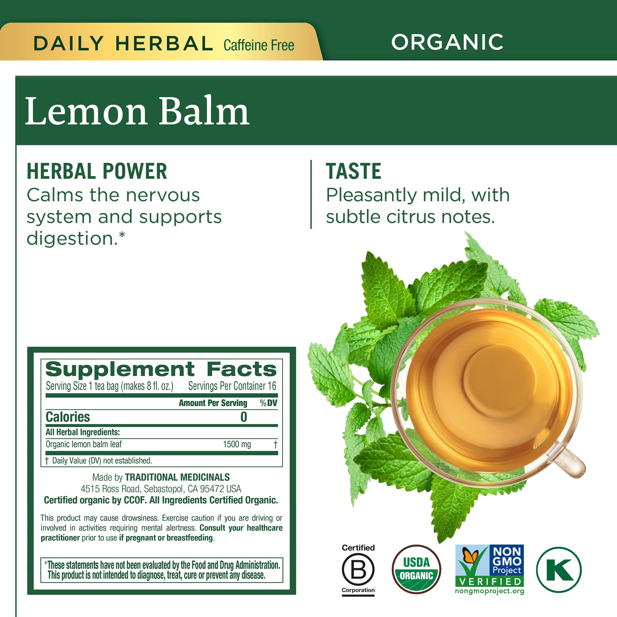 Traditional Medicinals Stress Ease tea bags to help ease tense days.
