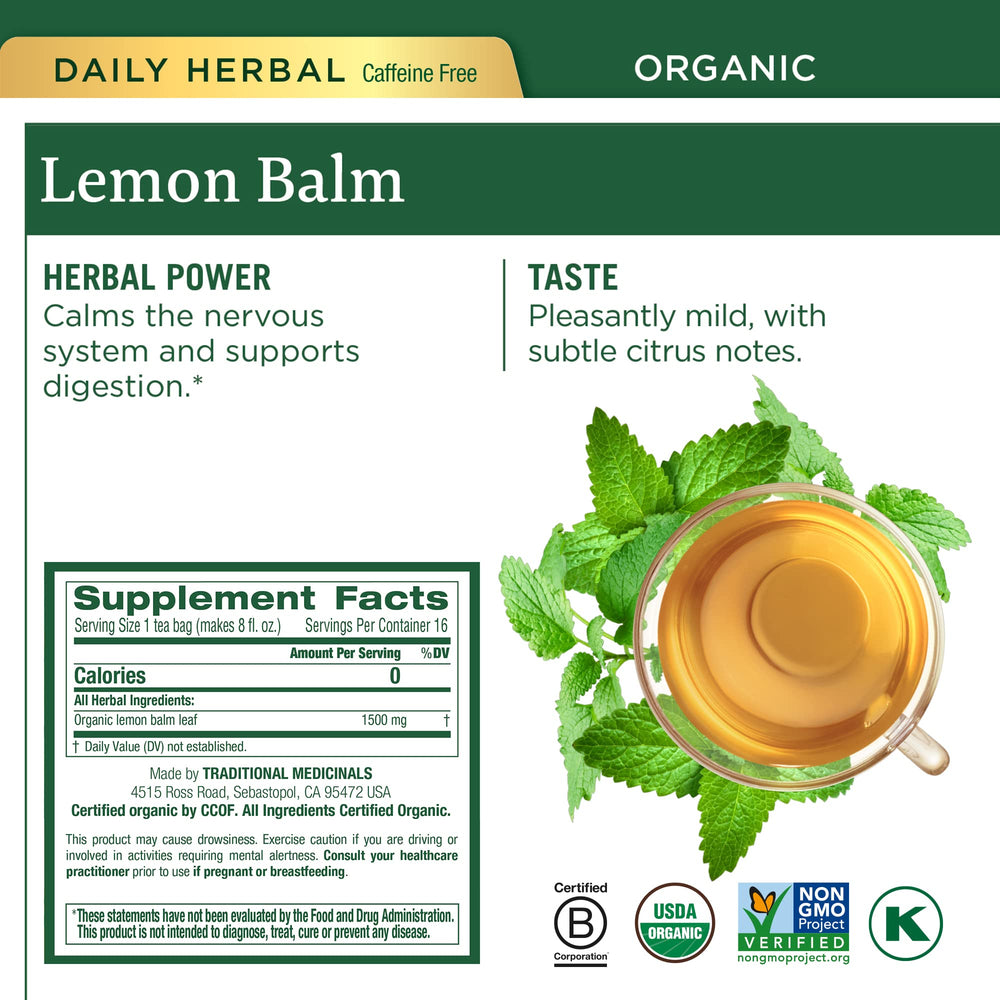 Traditional Medicinals Stress Ease tea bags to help ease tense days.