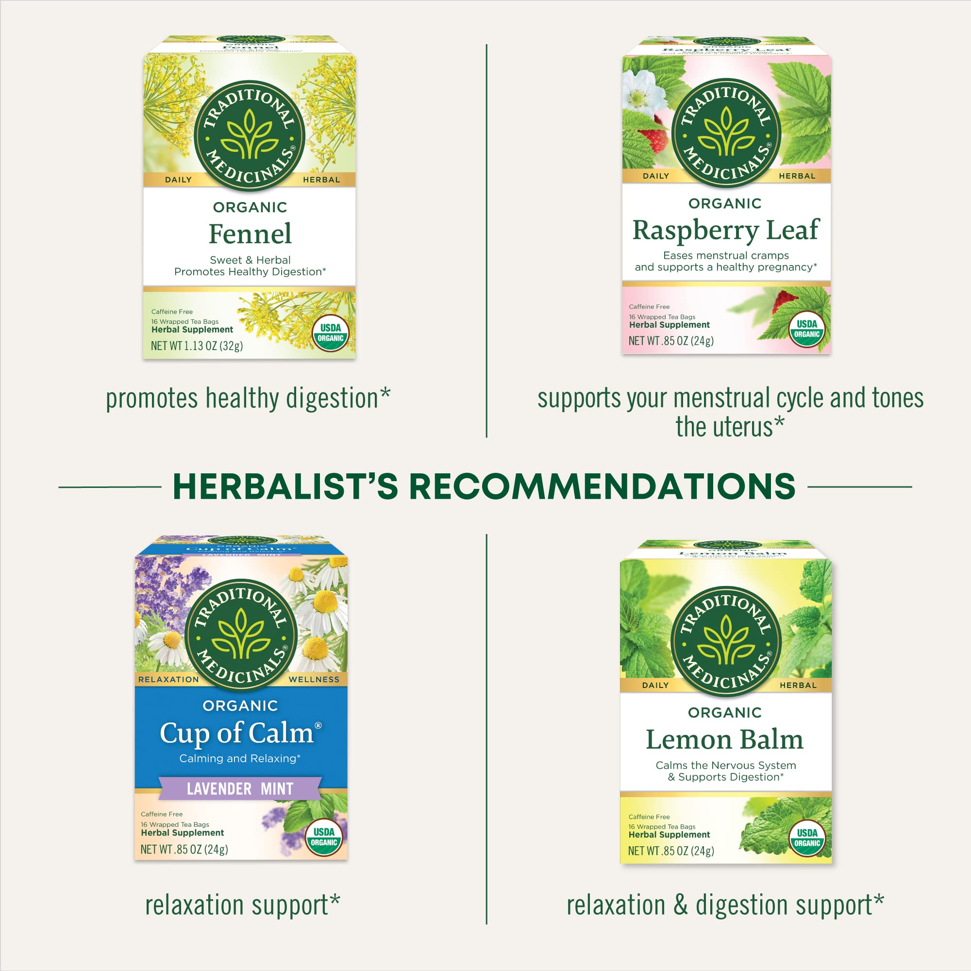 Traditional Medicinals sustainability factory photo highlights eco-friendly practices.