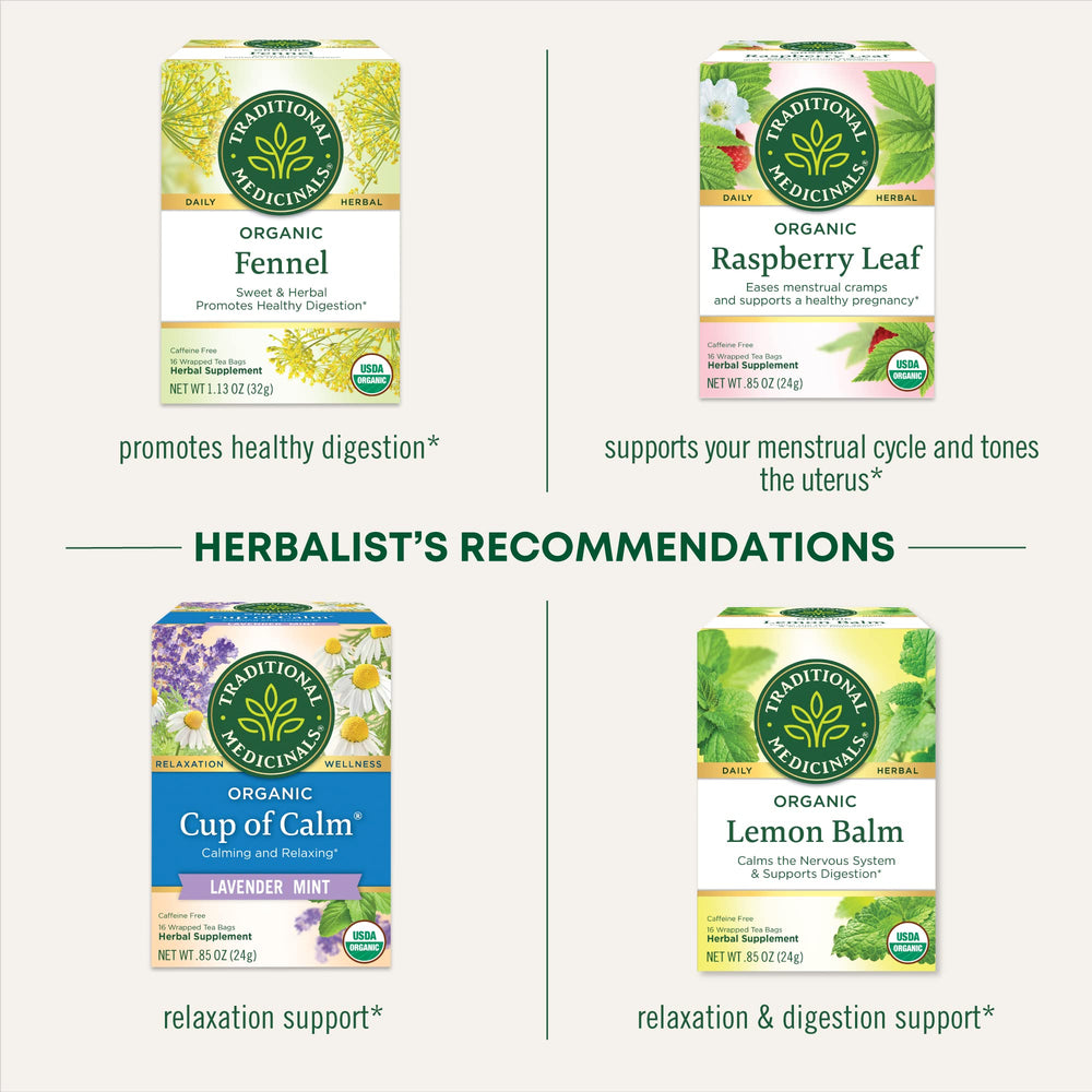 Traditional Medicinals sustainability factory photo highlights eco-friendly practices.