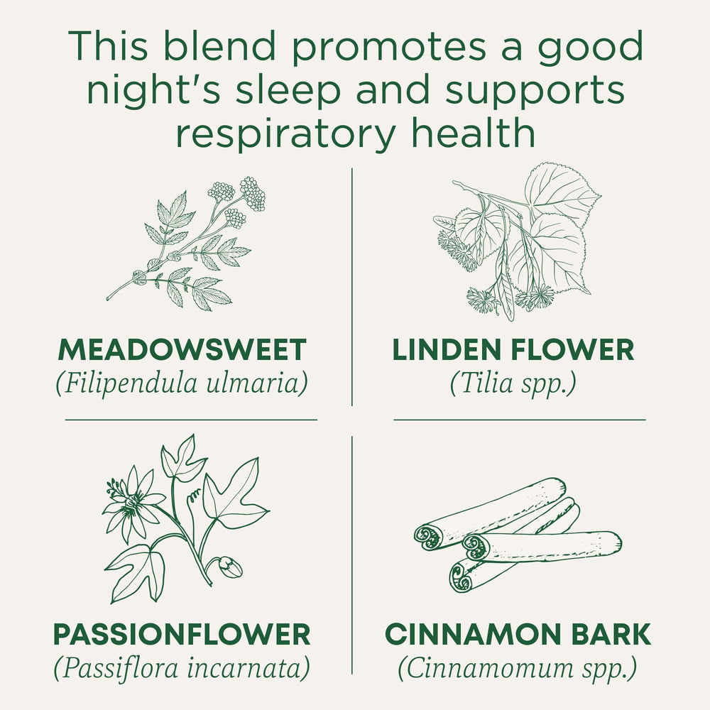 Traditional Medicinals tea cup with steam showing soothing aroma and warmth.