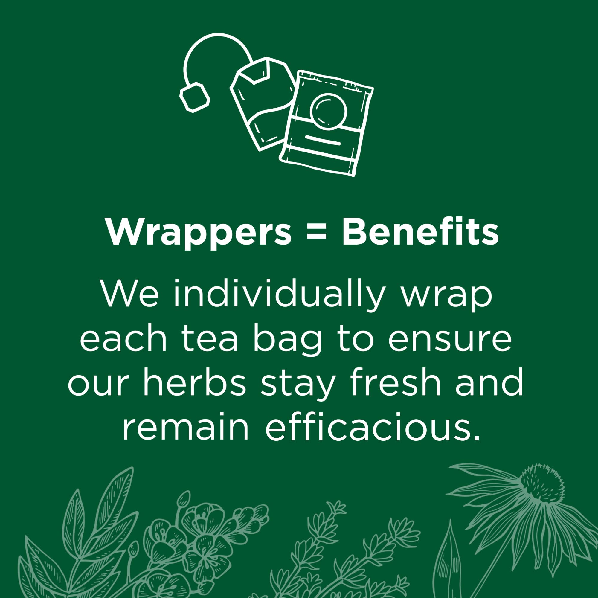 Traditional Medicinals label with organic, non-GMO, kosher certifications