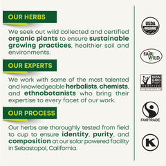 Traditional Medicinals sealed tea bags packaging emphasizes freshness.