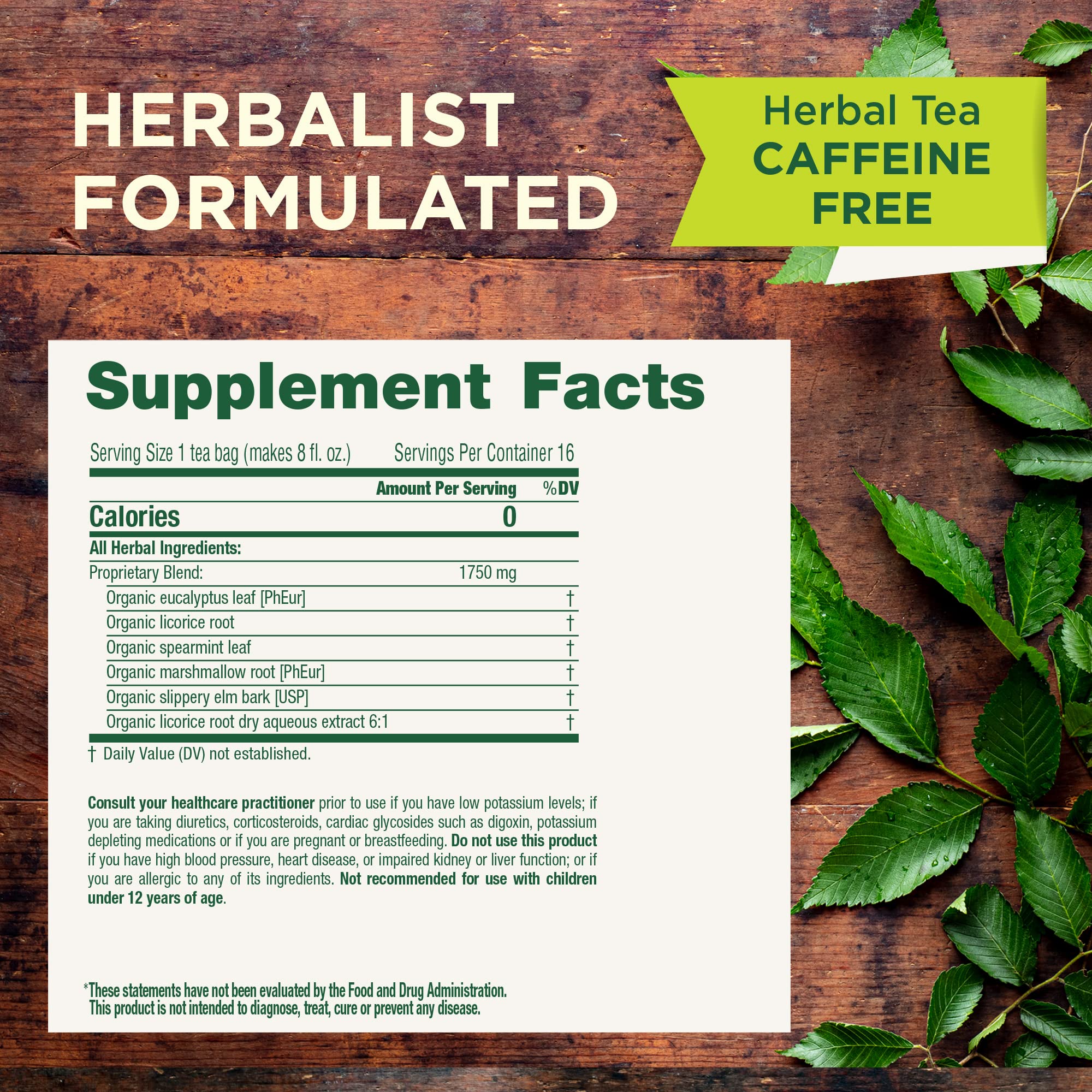 Traditional Medicinals Throat Coat cup steaming signals a warm, comforting tea moment.