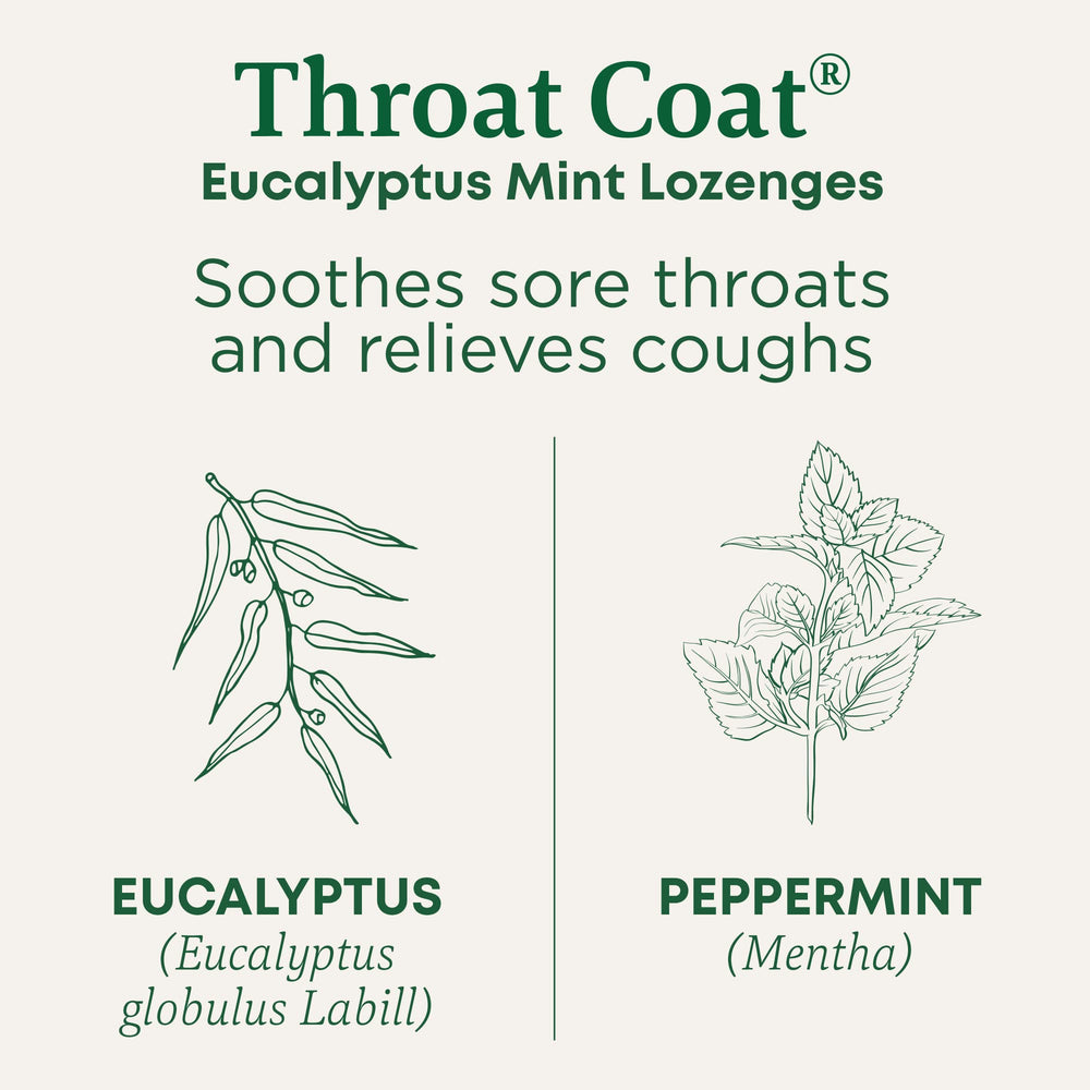 Individually wrapped lozenges ensure clean, portable sore throat relief.