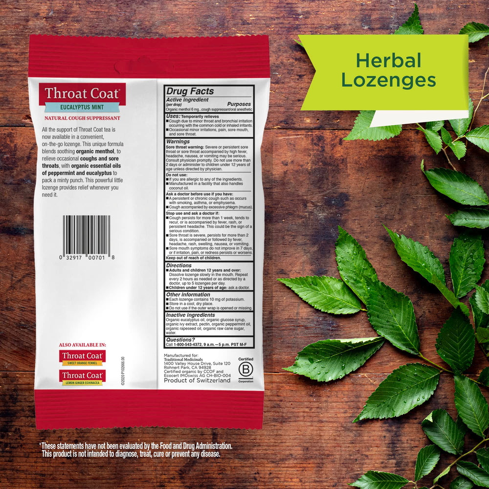 Minty aroma from peppermint and eucalyptus oils.