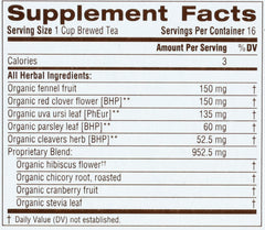 Traditional Medicinals Weightless Cranberry tea bags, convenient caffeine-free herbal blend