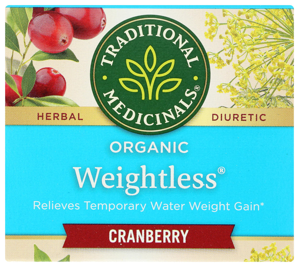 Traditional Medicinals Weightless Cranberry tea prepared mug, inviting aroma