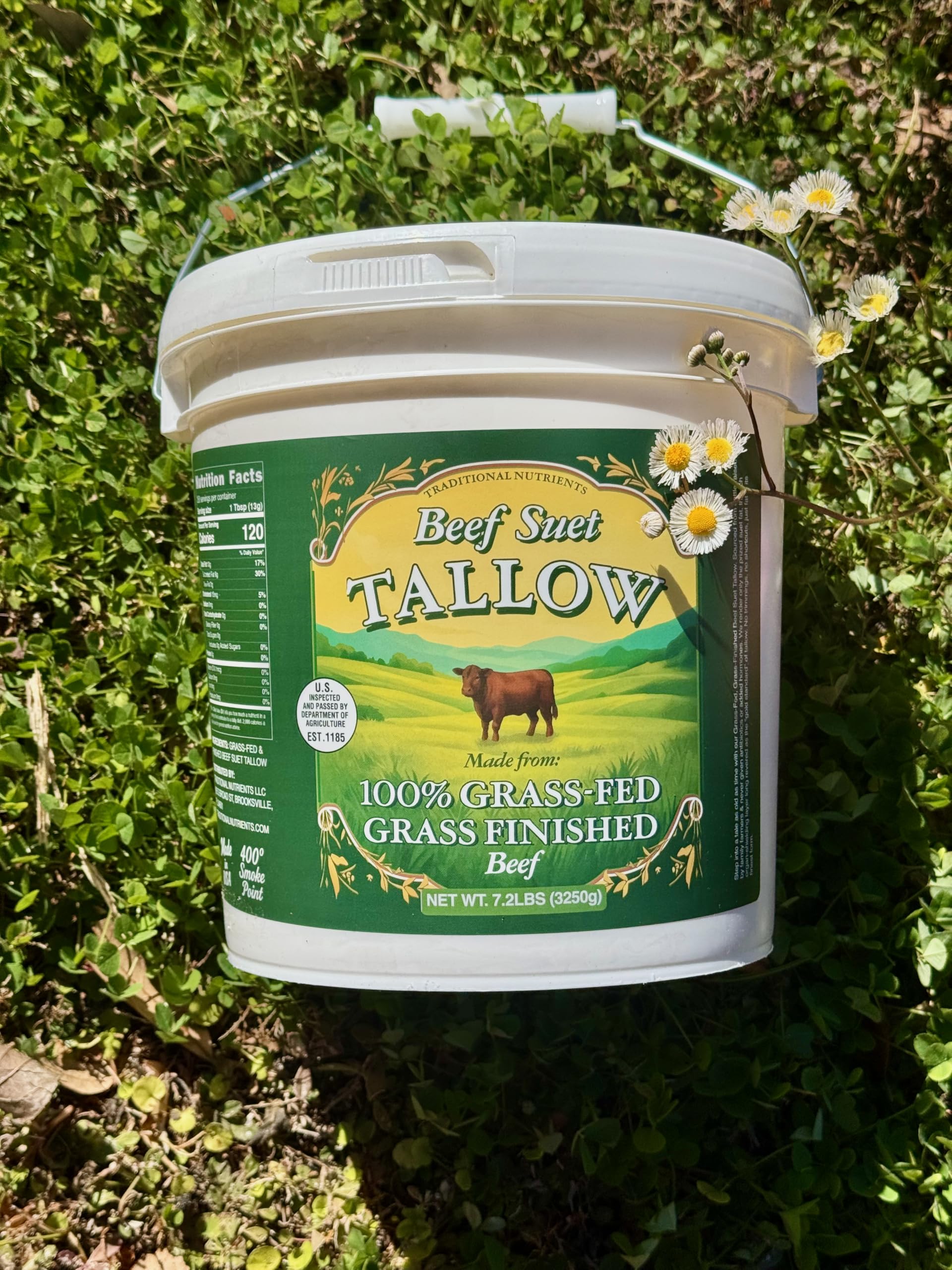 Traditional Nutrients USDA-inspected beef tallow from grass-fed cattle