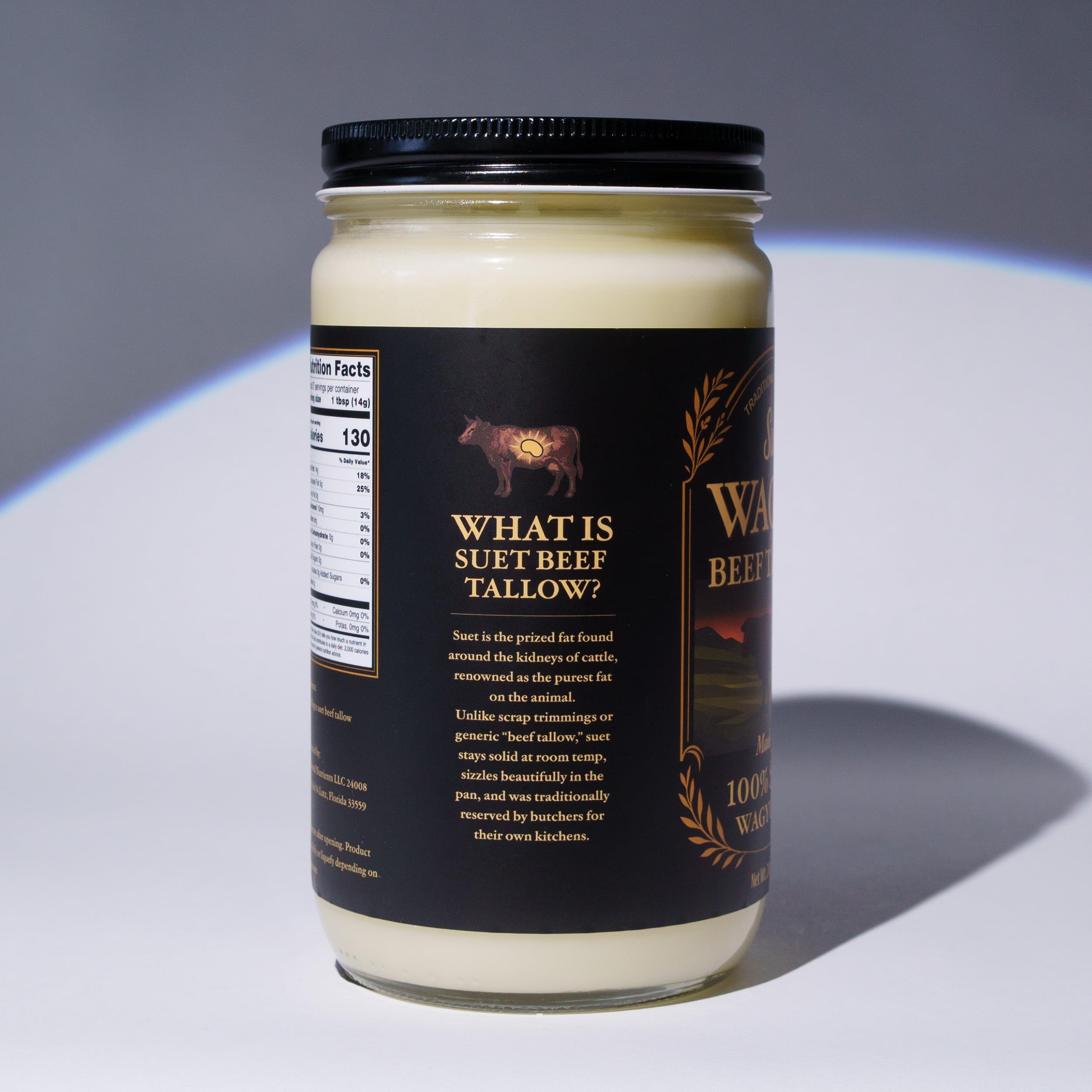 Nutrient-dense Traditional Nutrients Wagyu tallow offers versatile cooking options.