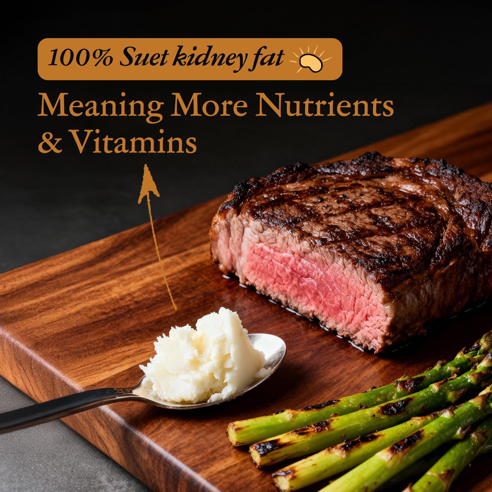Traditional Nutrients Wagyu triple-rendering process highlights purity and flavor retention.