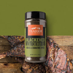 Traeger Blackened Saskatchewan Rub garlic-spice blend ready for quick seasoning
