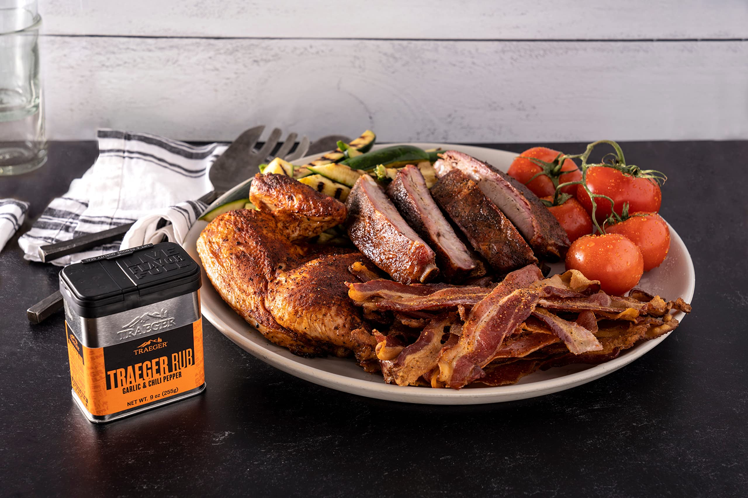 Grilling with Traeger rub elevates meat with sweet, savory, and spicy hints