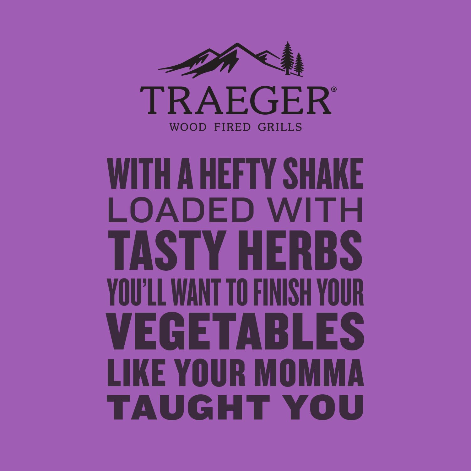 Traeger Veggie Rub 10.25 oz jar on kitchen counter