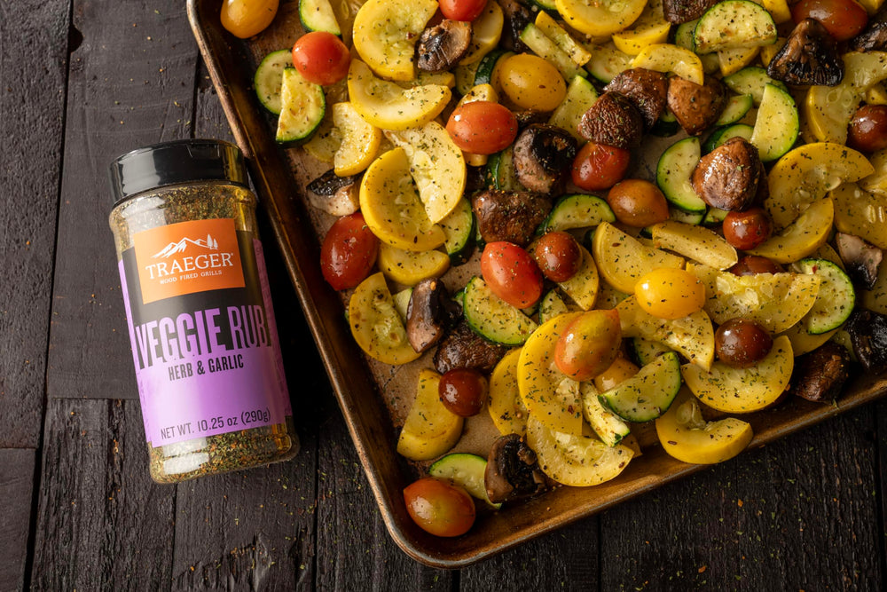 Traeger Veggie Rub new packaging highlights gluten-free and kosher certification