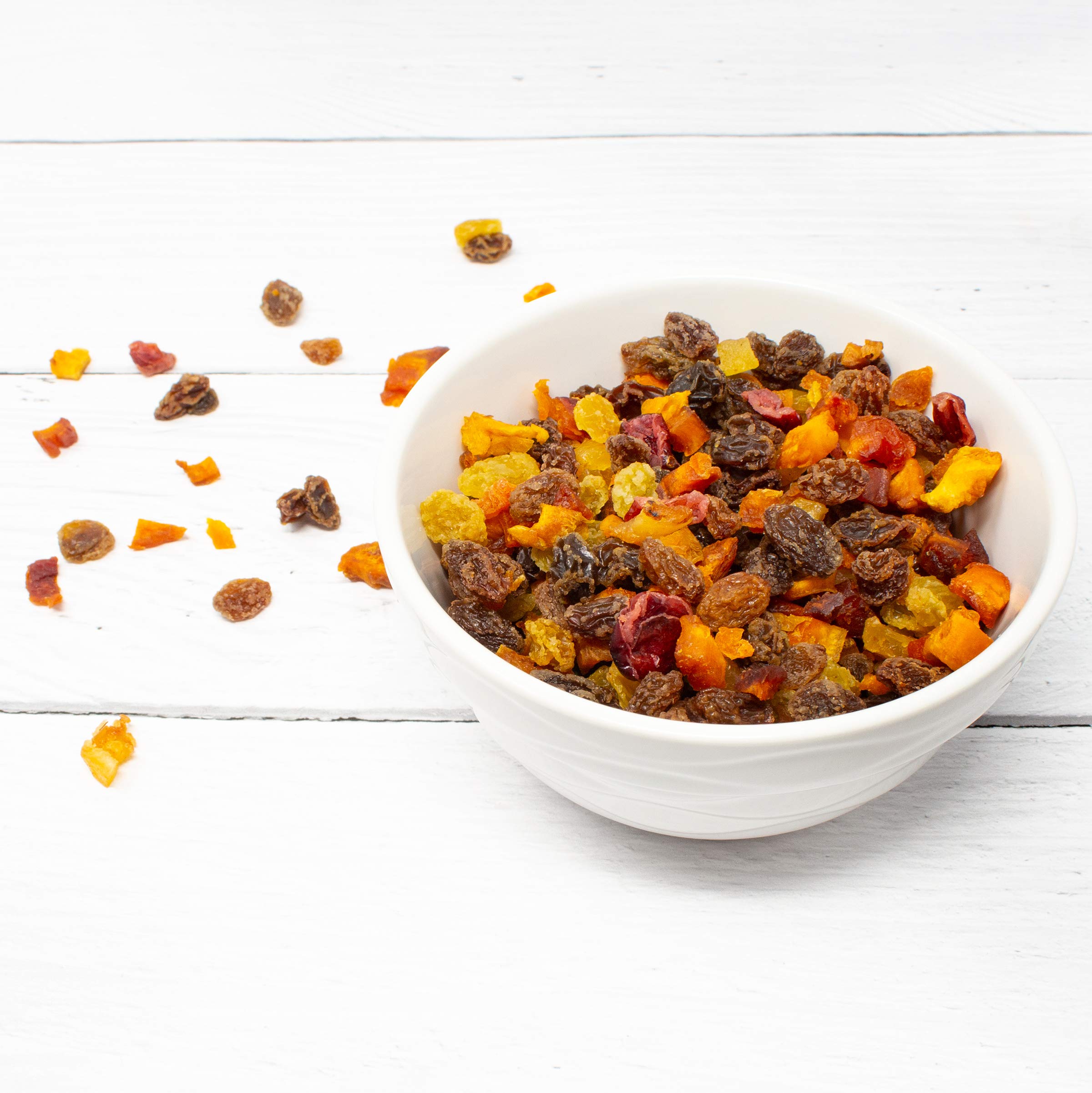 Traina Home Grown Baker’s Fruit Medley raisins for trail mixes and snacks
