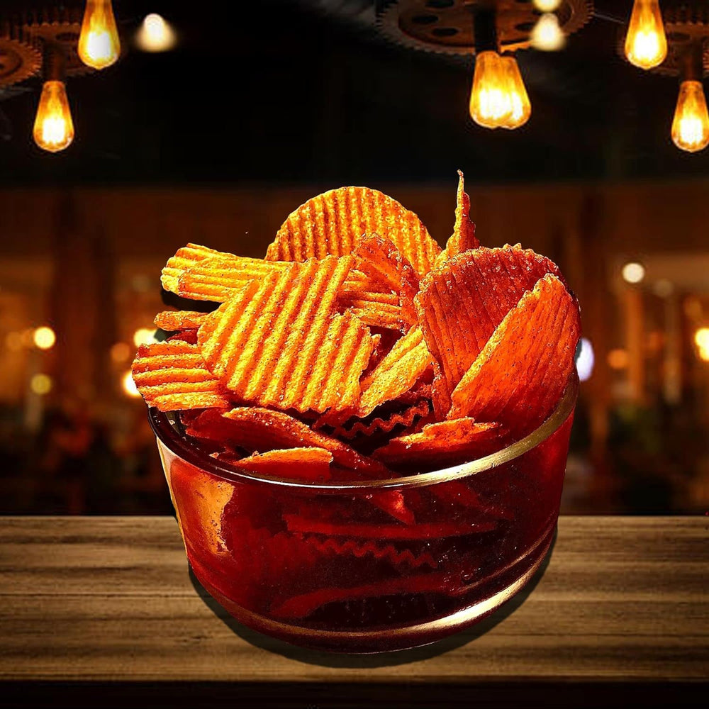 Vending-friendly TranadaCo chips in compact 1oz bags for easy stocking.