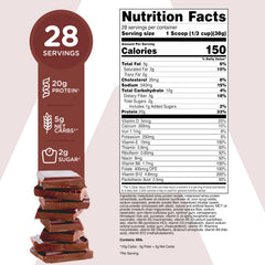 TransformHQ Meal Replacement Chocolate serving scoop shown for easy portion control