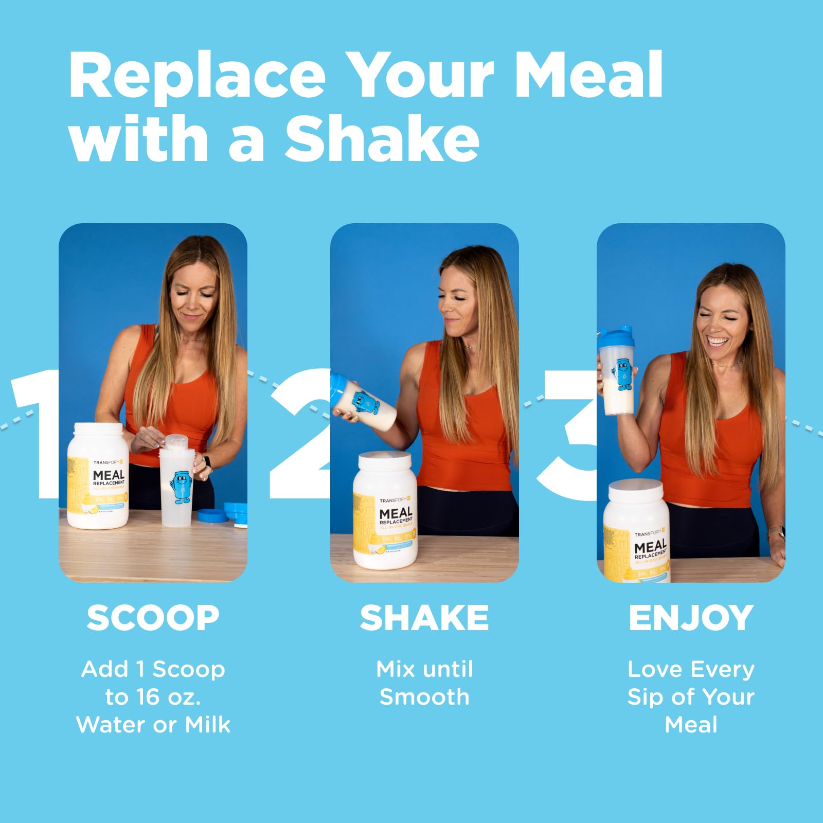 TransformHQ Serving scoop in the canister demonstrates precise 40.4g portions.