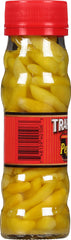 Trappey's Hot Peppers on sandwich topping enhances savory flavor with a tangy kick.