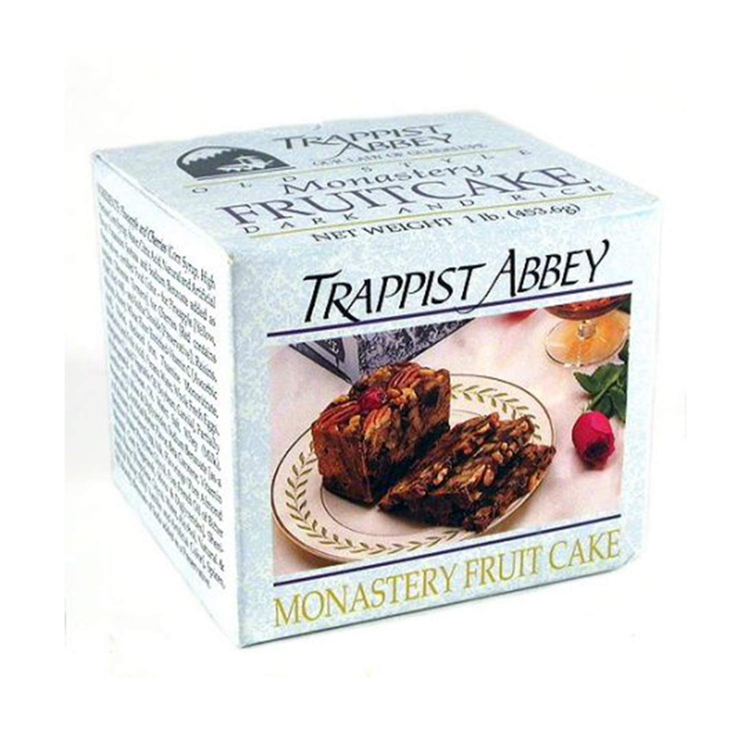 Trappist Abbey Fruitcake sliced serving—ready to share at festive meals.