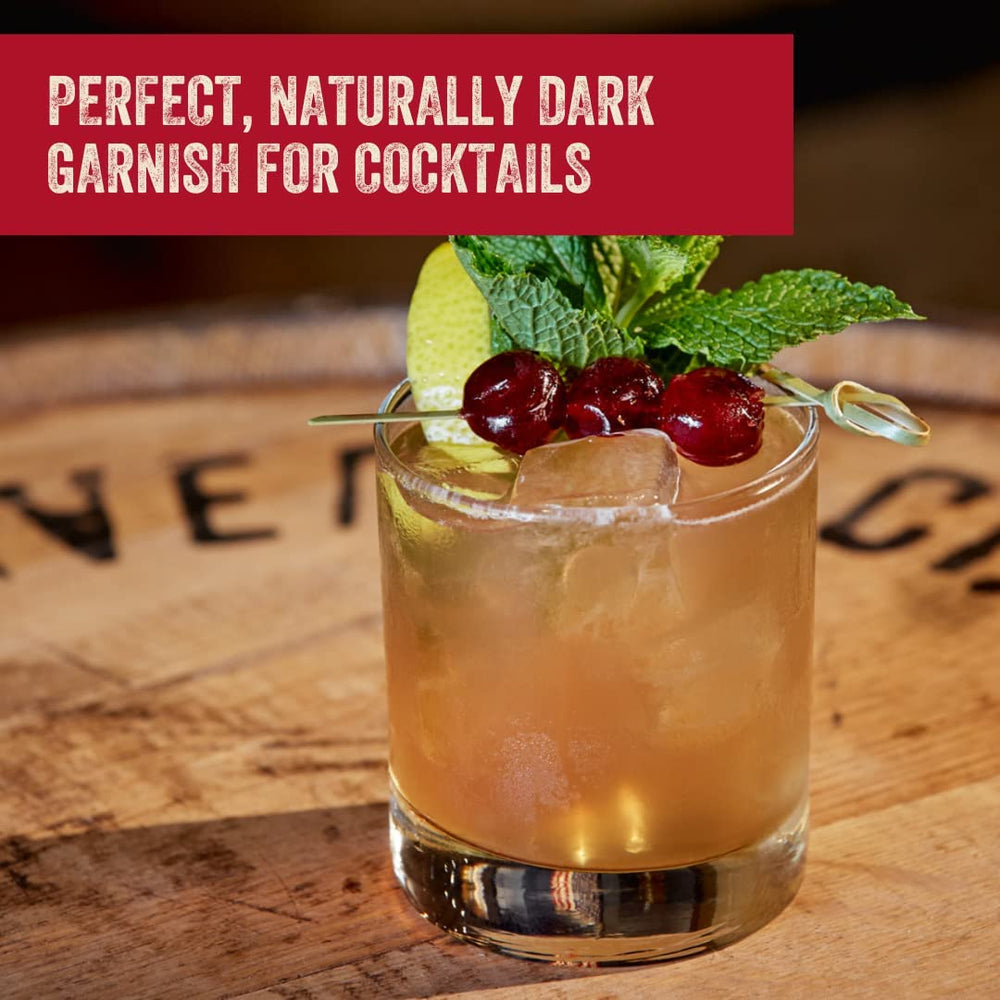 Traverse City Whiskey Co jar of cherries with natural syrup