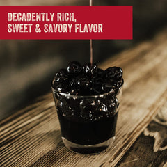 Traverse City Whiskey Co cherries with natural syrup, deep plum color