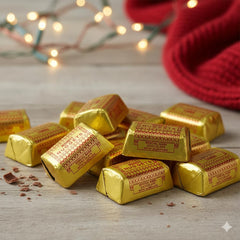 TREATBASKET foil-wrapped almond chocolates, perfect for office treats and on-the-go snacking.