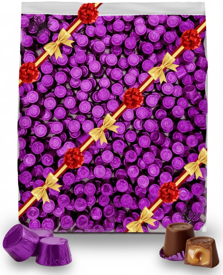 TREATBASKET Rollo salted caramels in packaging, ideal for bulk party favors.