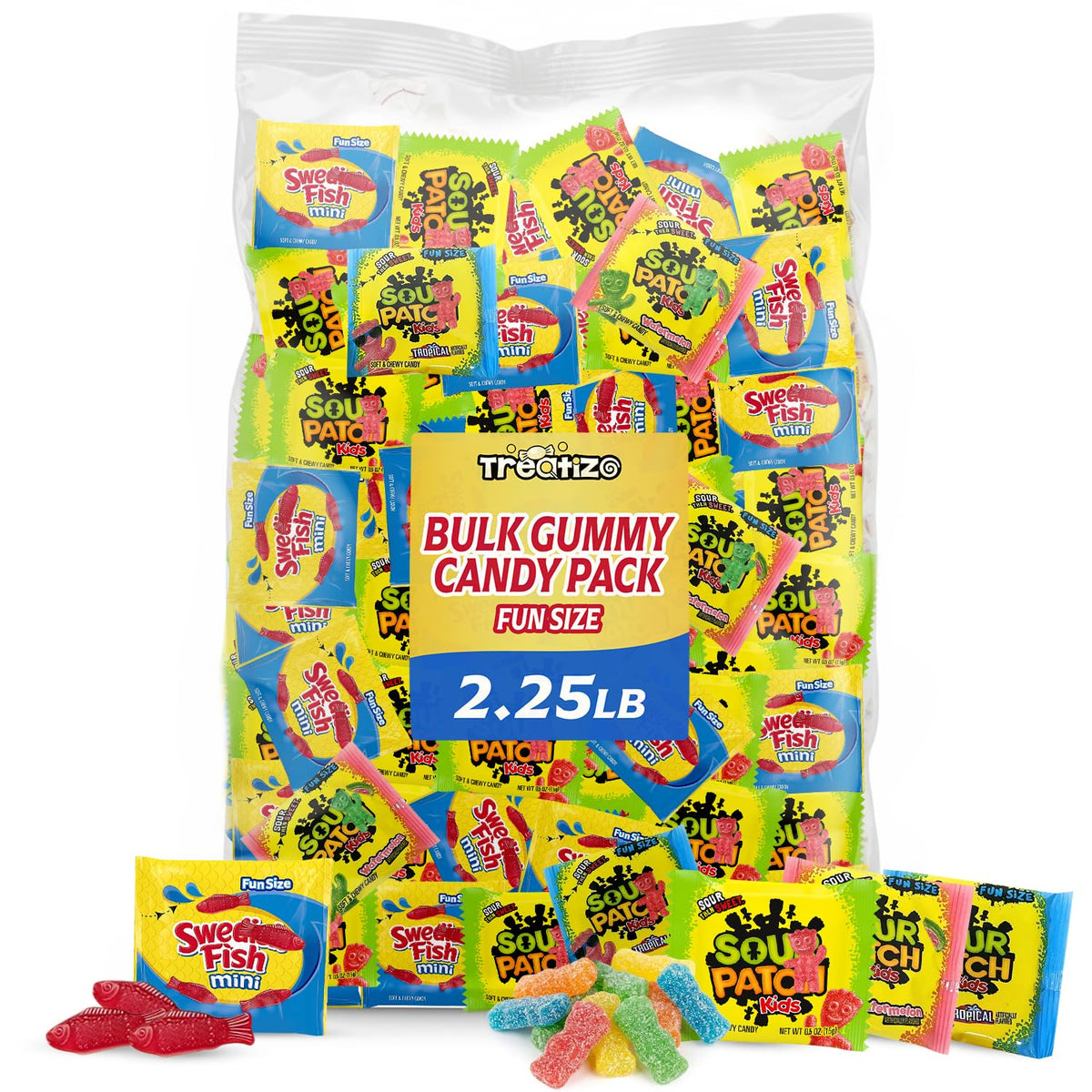 Treatizo Sour Patch Kids tropical and watermelon bulk mix for theater snacking.