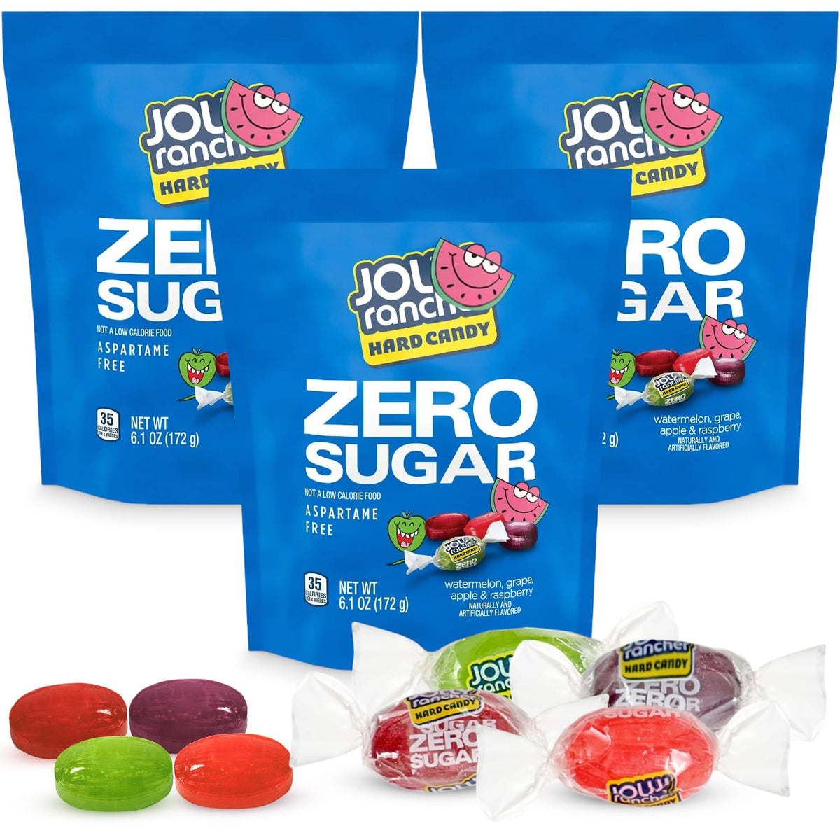 Treatizo zero sugar hard candy assorted fruit pack, ideal for gifting and sharing.