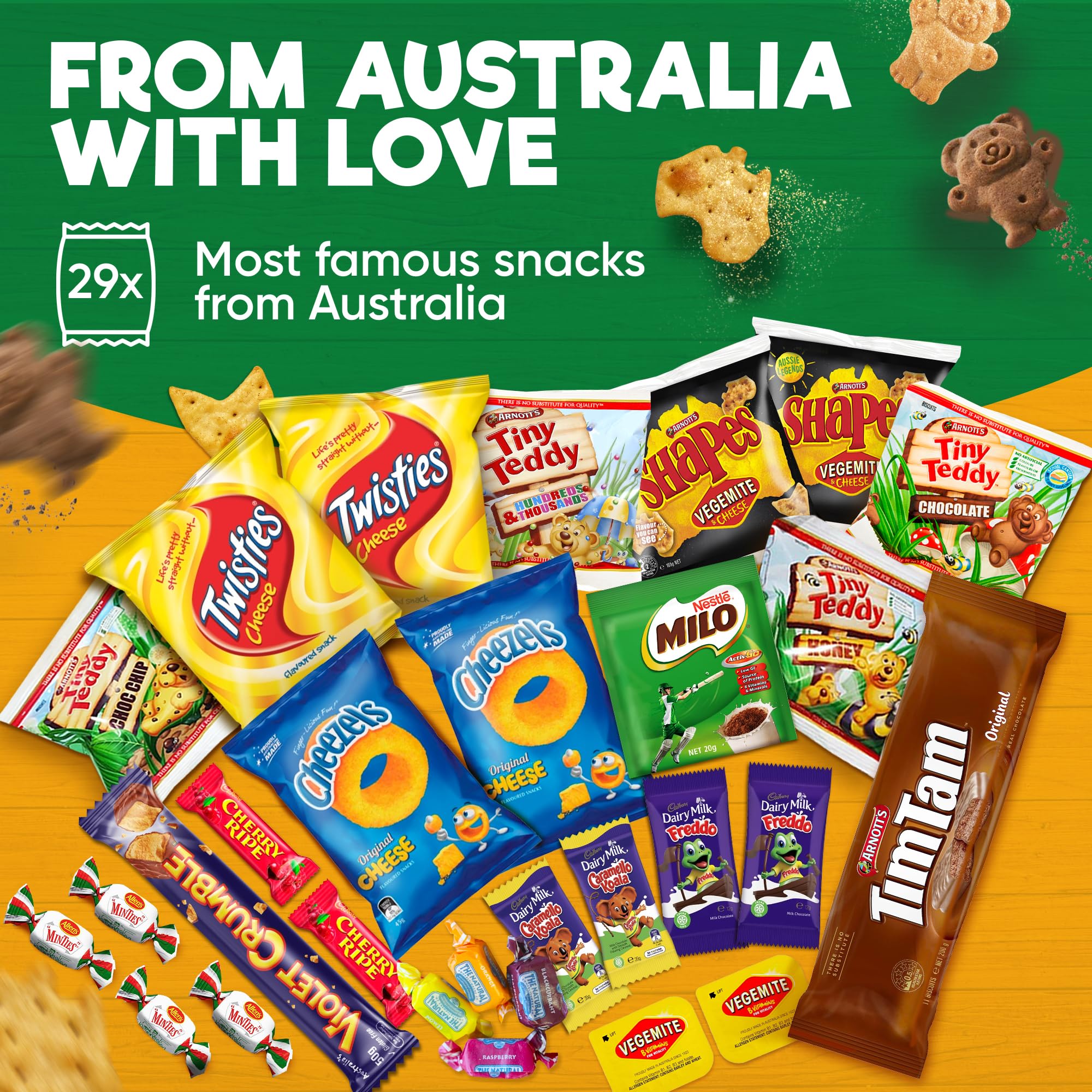 Treats from Home Australian treats chocolates close-up for gifting memories