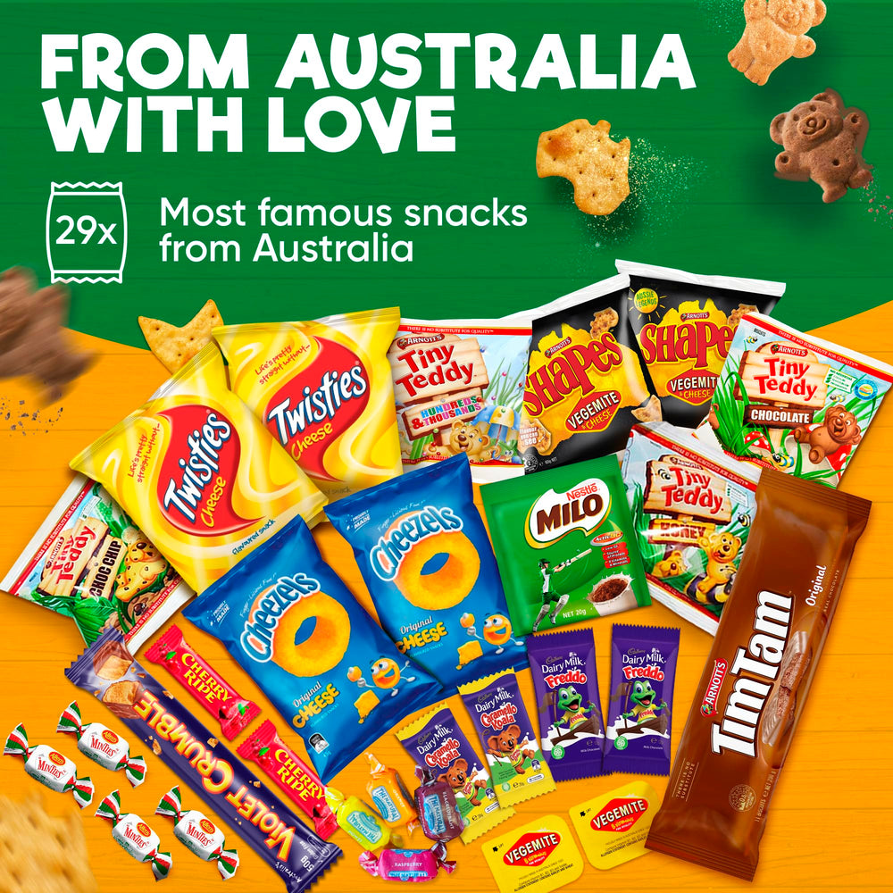 Treats from Home Australian treats chocolates close-up for gifting memories