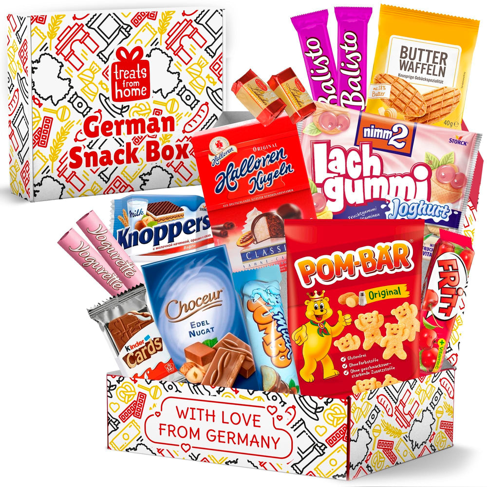 Treats from Home German chocolate assortment highlights rich flavors.