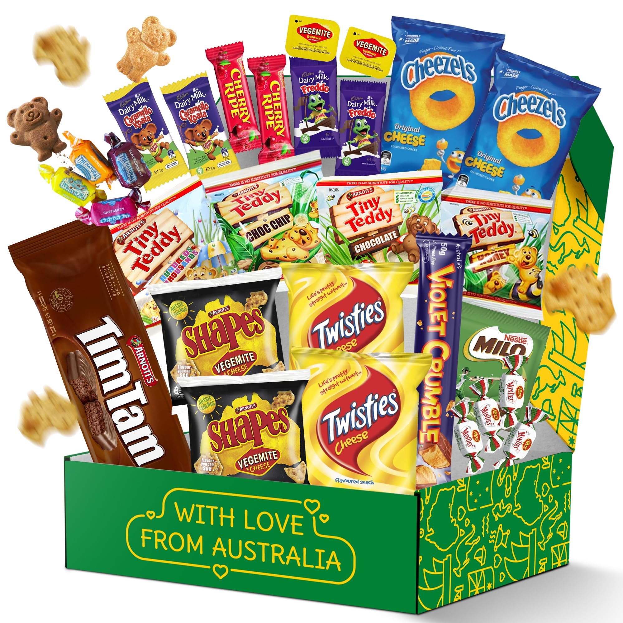Treats from Home mega box display: 29 Aussie snacks for gifting