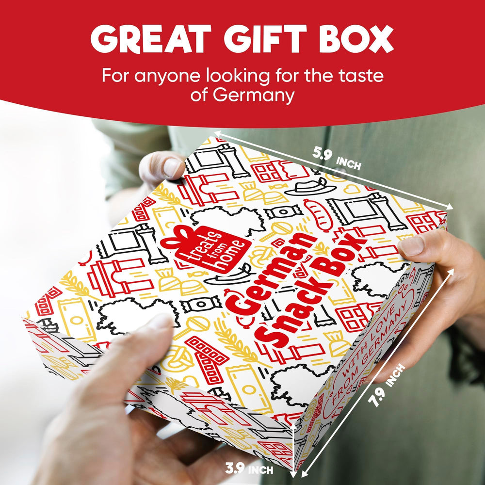 Treats from Home premium gift presentation signals thoughtful gifting.